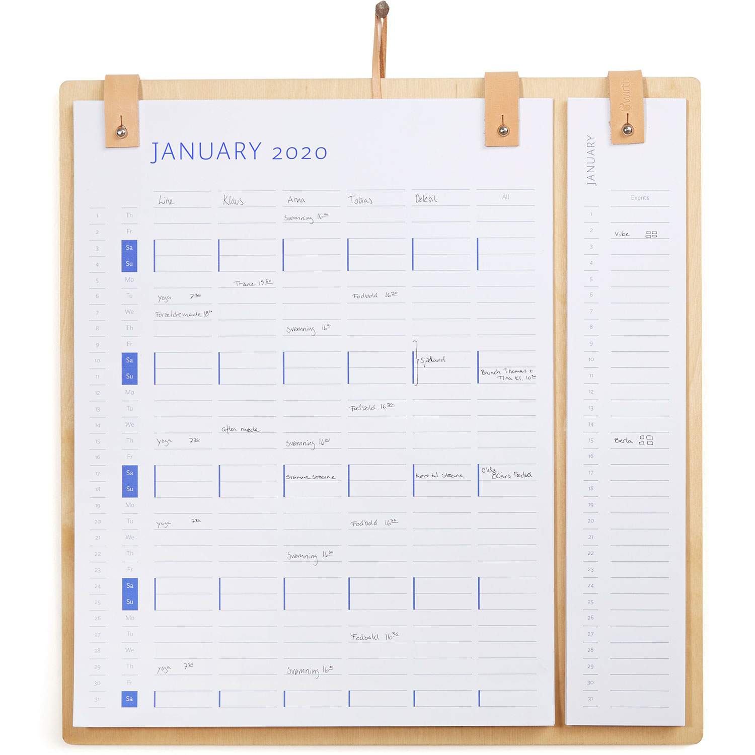 Planner Board Kalender, 2020/2021