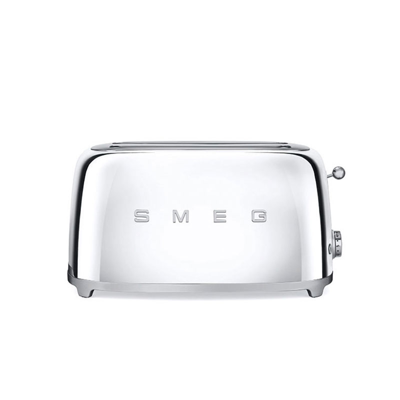 Smeg Brødrister 4 Skiver, Krom