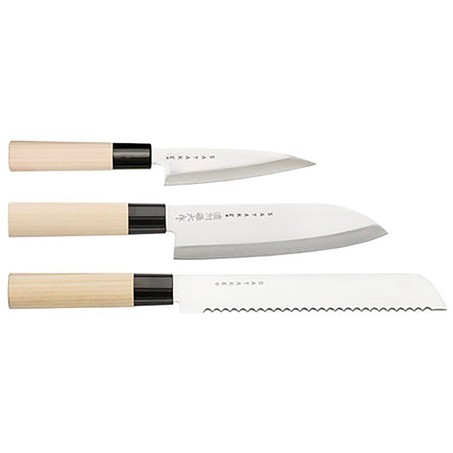 Houcho Knivsett, 3 Kniver