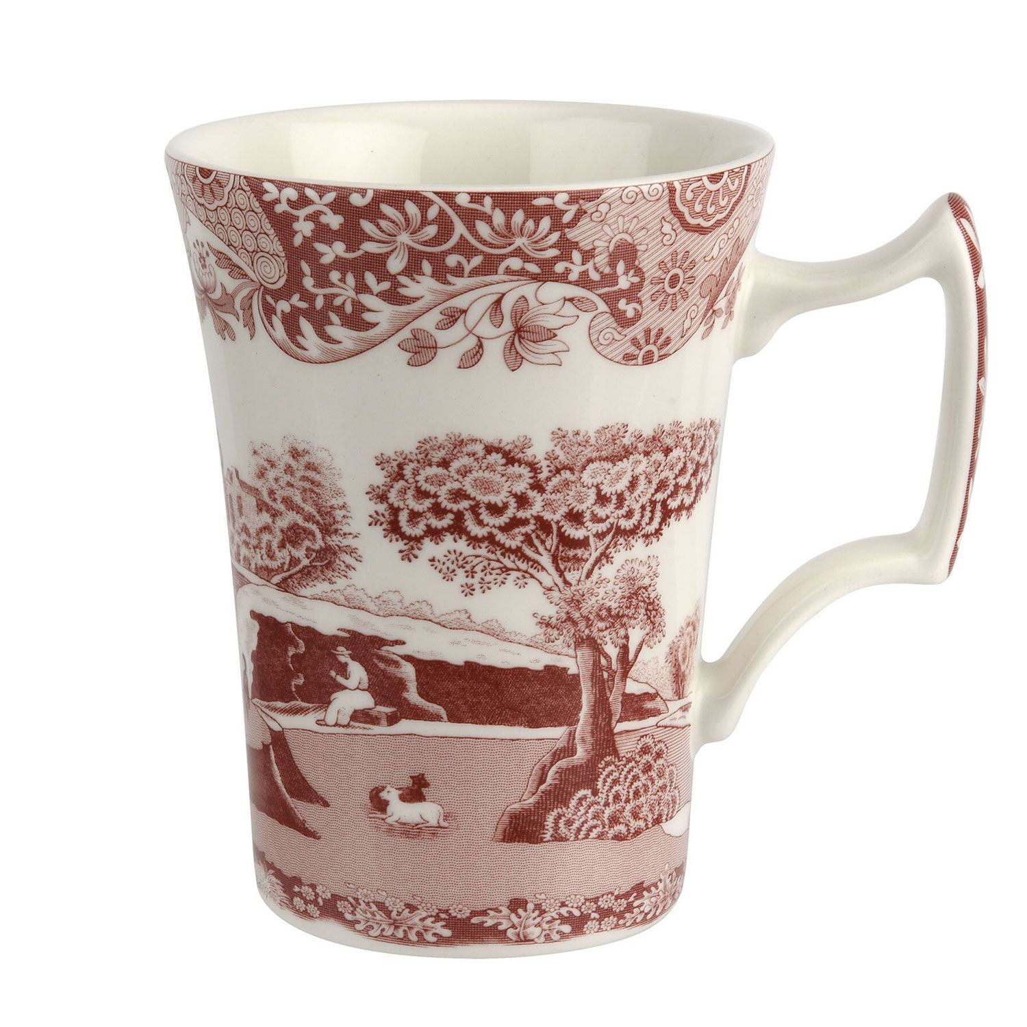 Spode cranberry italian