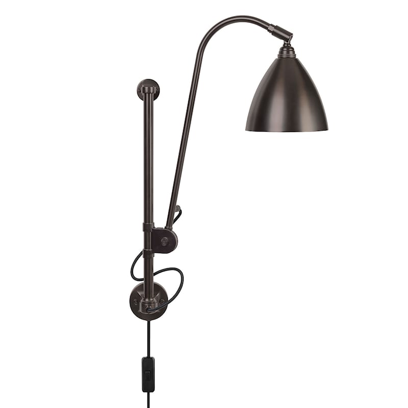 Bestlite BL5 Wall Lamp, Black Brass/Black Brass